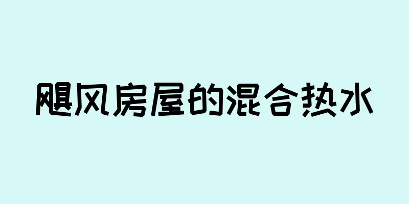 飓风房屋的混合热水