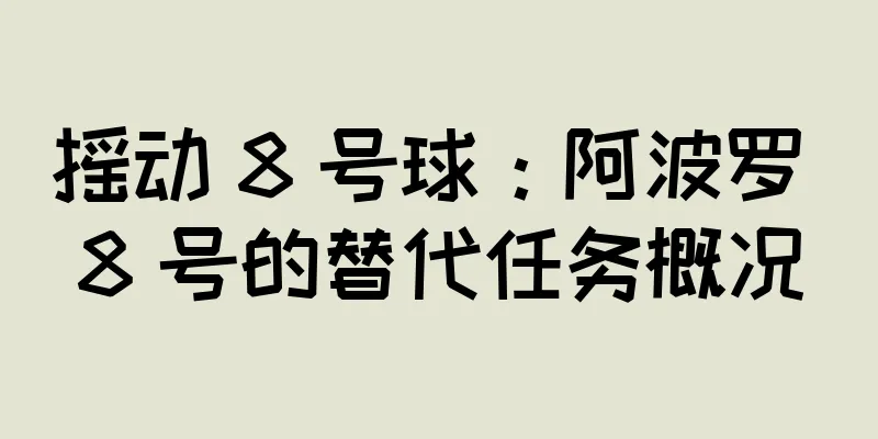 摇动 8 号球：阿波罗 8 号的替代任务概况