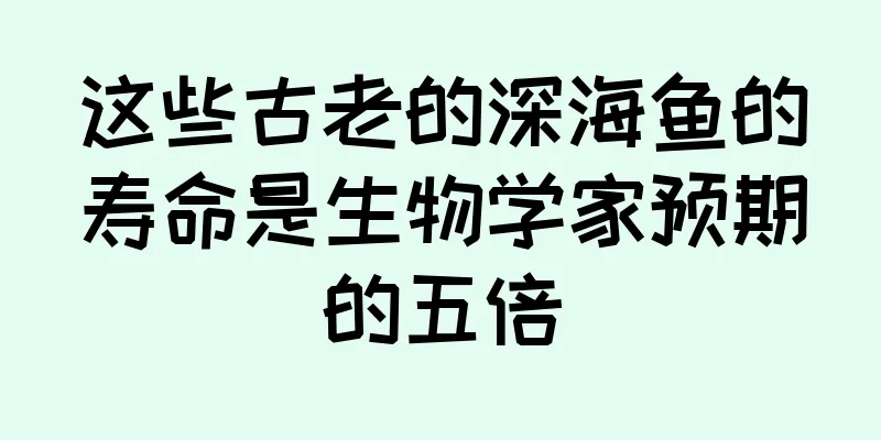这些古老的深海鱼的寿命是生物学家预期的五倍