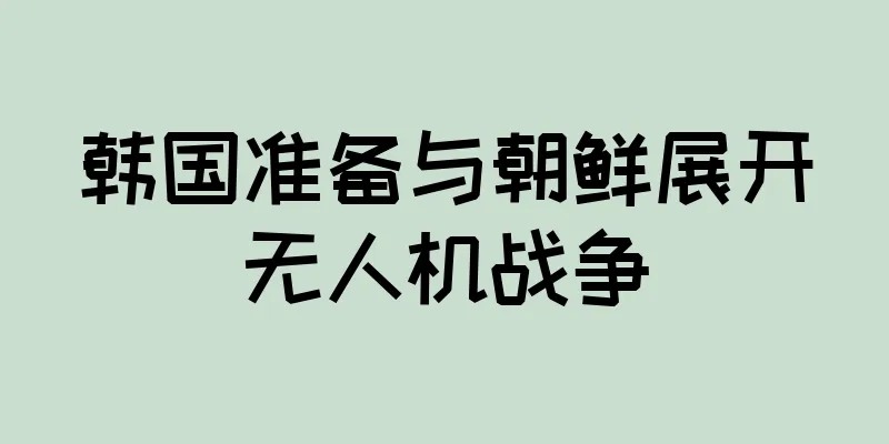 韩国准备与朝鲜展开无人机战争