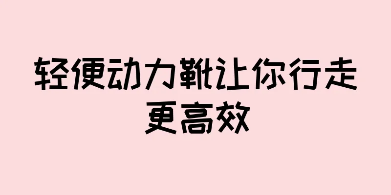 轻便动力靴让你行走更高效