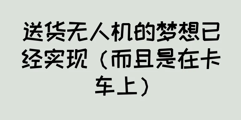 送货无人机的梦想已经实现（而且是在卡车上）