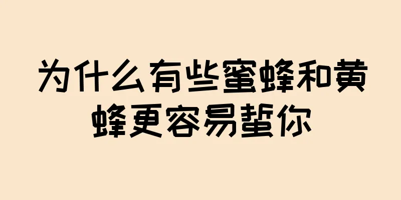 为什么有些蜜蜂和黄蜂更容易蜇你
