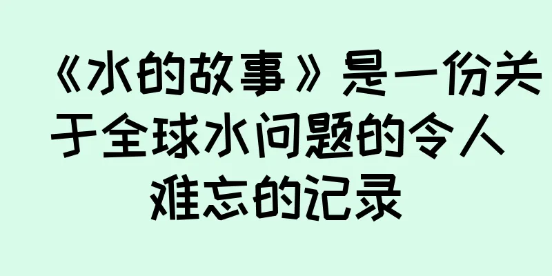 《水的故事》是一份关于全球水问题的令人难忘的记录