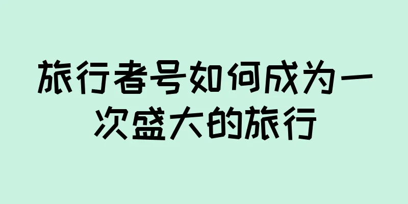 旅行者号如何成为一次盛大的旅行