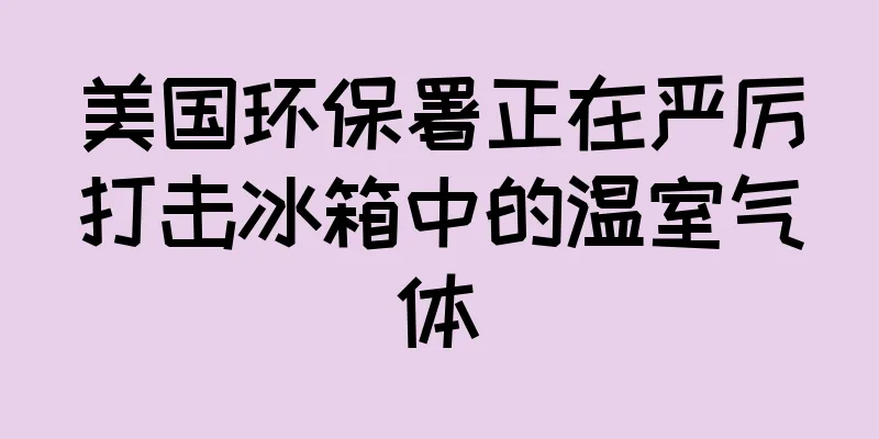 美国环保署正在严厉打击冰箱中的温室气体