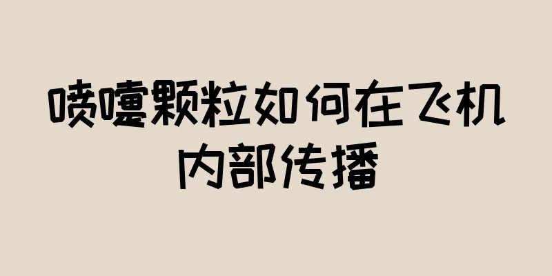 喷嚏颗粒如何在飞机内部传播