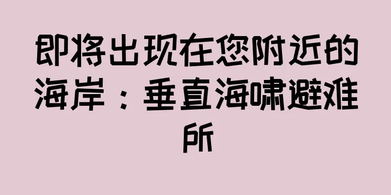 即将出现在您附近的海岸：垂直海啸避难所