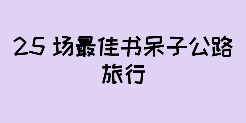 25 场最佳书呆子公路旅行