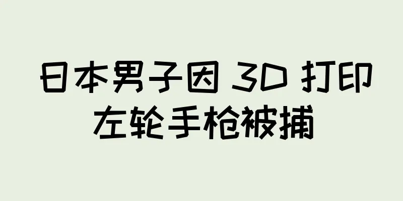 日本男子因 3D 打印左轮手枪被捕