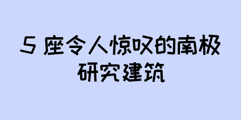 5 座令人惊叹的南极研究建筑