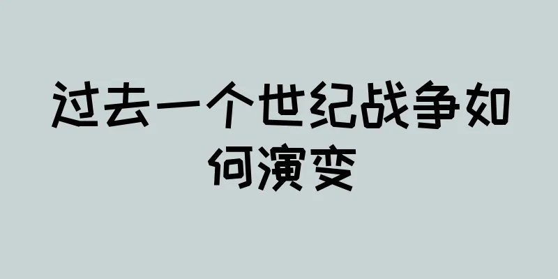 过去一个世纪战争如何演变