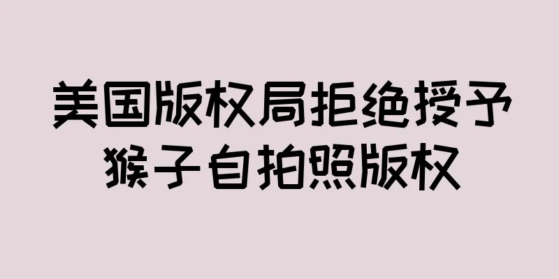 美国版权局拒绝授予猴子自拍照版权