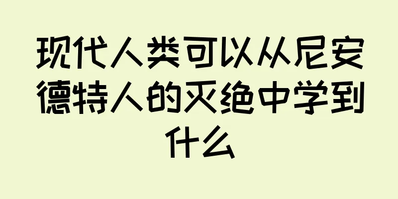 现代人类可以从尼安德特人的灭绝中学到什么