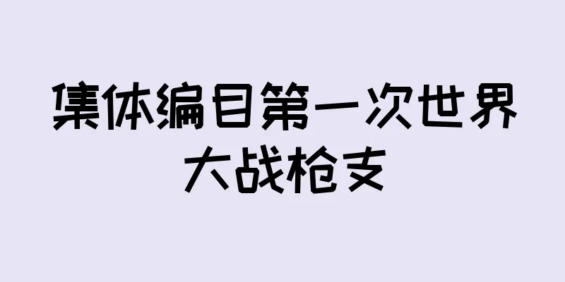 集体编目第一次世界大战枪支