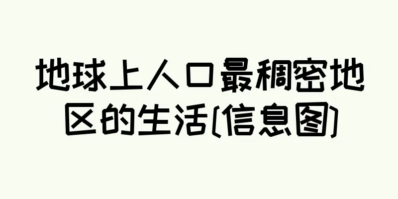 地球上人口最稠密地区的生活[信息图]