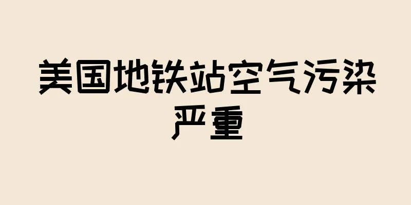 美国地铁站空气污染严重