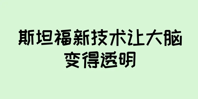 斯坦福新技术让大脑变得透明