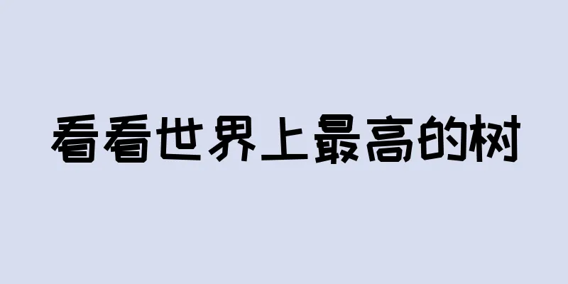看看世界上最高的树