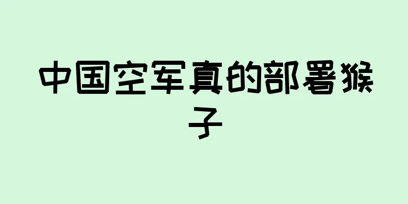 中国空军真的部署猴子