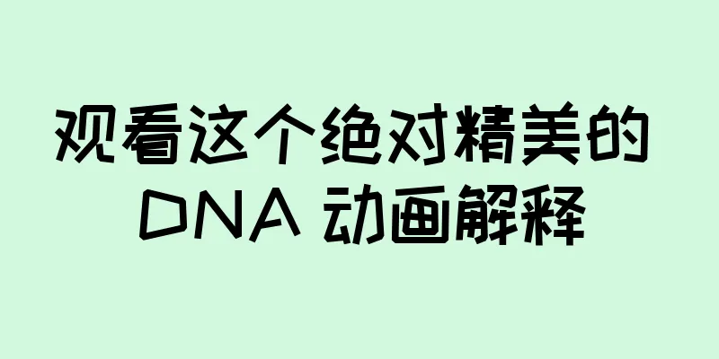 观看这个绝对精美的 DNA 动画解释