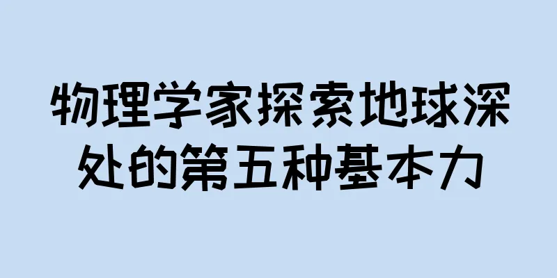 物理学家探索地球深处的第五种基本力