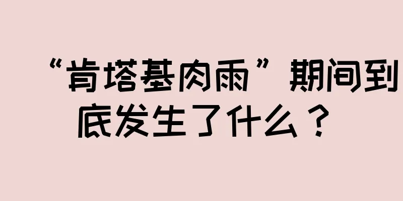 “肯塔基肉雨”期间到底发生了什么？