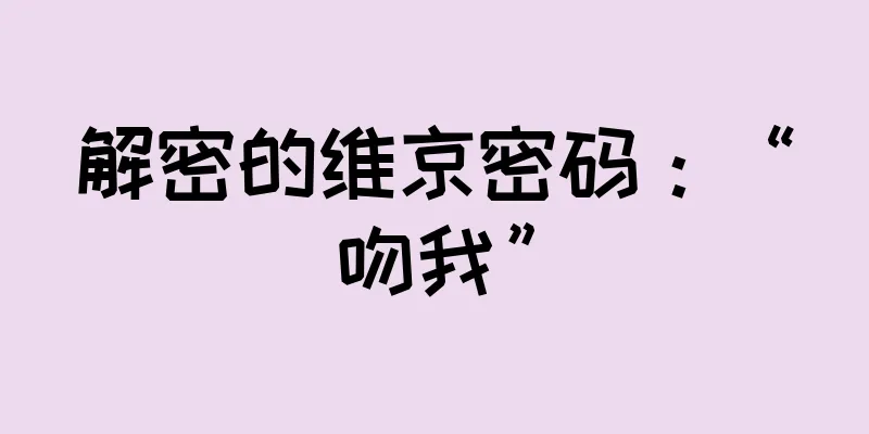 解密的维京密码：“吻我”