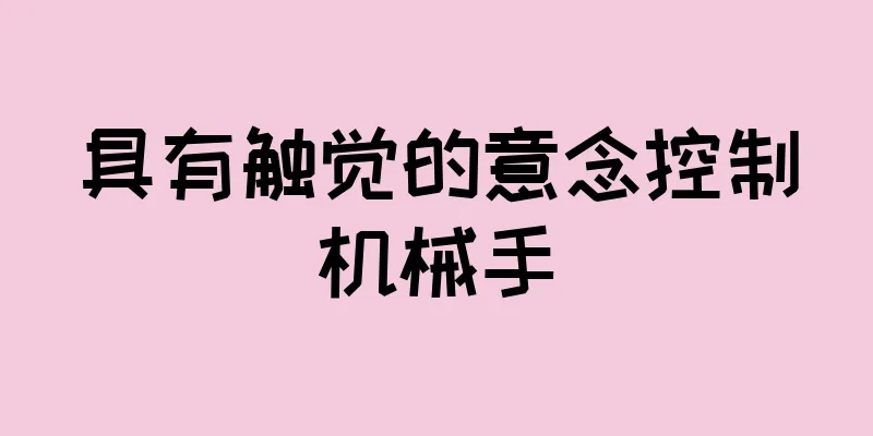 具有触觉的意念控制机械手