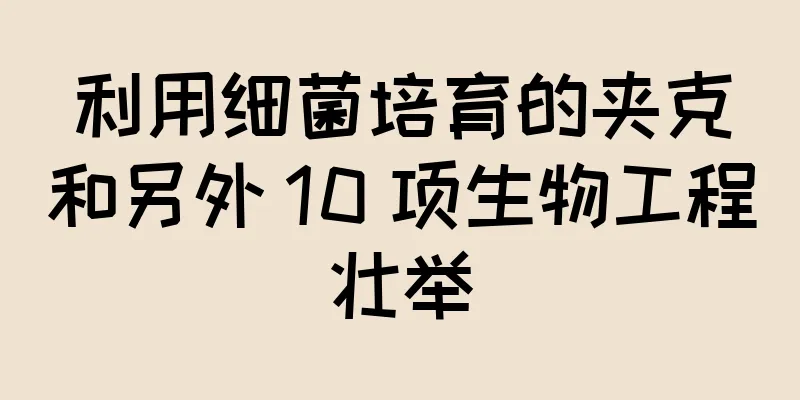 利用细菌培育的夹克和另外 10 项生物工程壮举