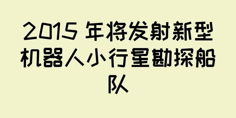 2015 年将发射新型机器人小行星勘探船队
