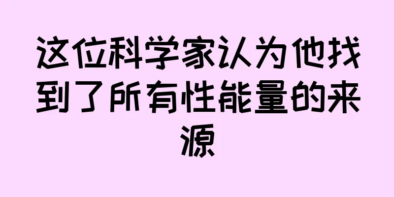 这位科学家认为他找到了所有性能量的来源
