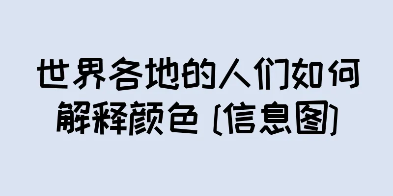 世界各地的人们如何解释颜色 [信息图]