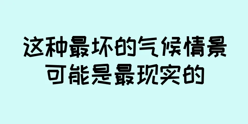 这种最坏的气候情景可能是最现实的