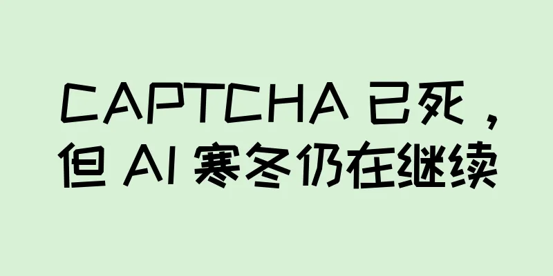CAPTCHA 已死，但 AI 寒冬仍在继续