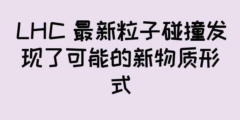 LHC 最新粒子碰撞发现了可能的新物质形式