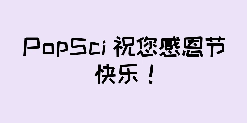 PopSci 祝您感恩节快乐！