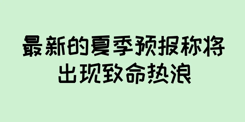 最新的夏季预报称将出现致命热浪