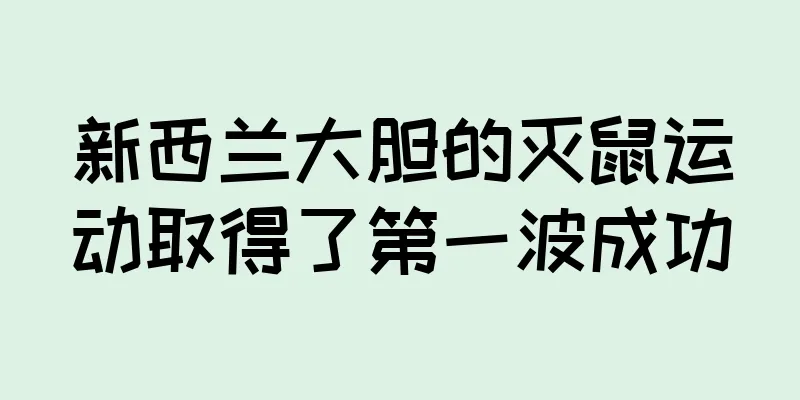 新西兰大胆的灭鼠运动取得了第一波成功