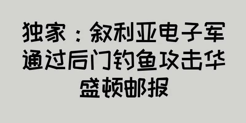 独家：叙利亚电子军通过后门钓鱼攻击华盛顿邮报