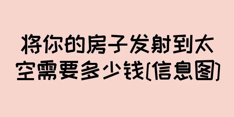 将你的房子发射到太空需要多少钱[信息图]