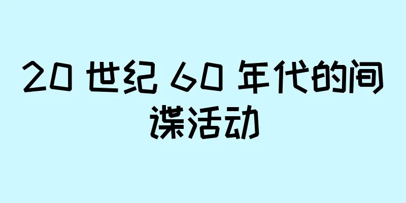 20 世纪 60 年代的间谍活动
