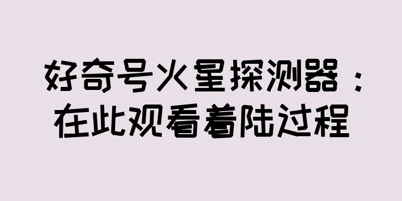 好奇号火星探测器：在此观看着陆过程
