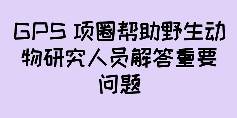 GPS 项圈帮助野生动物研究人员解答重要问题