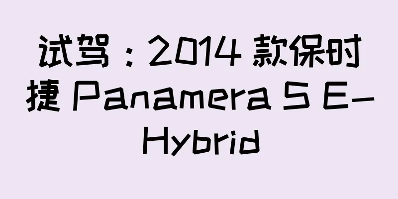 试驾：2014 款保时捷 Panamera S E-Hybrid