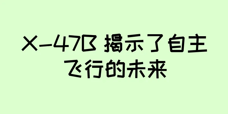 X-47B 揭示了自主飞行的未来