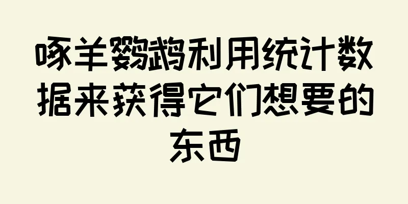 啄羊鹦鹉利用统计数据来获得它们想要的东西