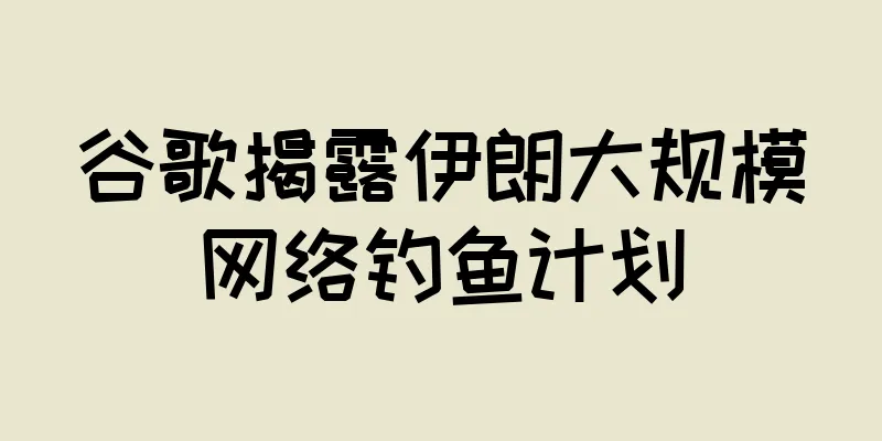 谷歌揭露伊朗大规模网络钓鱼计划