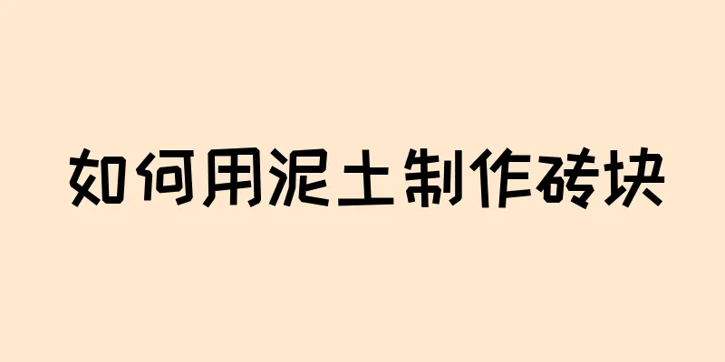 如何用泥土制作砖块