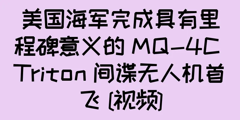 美国海军完成具有里程碑意义的 MQ-4C Triton 间谍无人机首飞 [视频]
